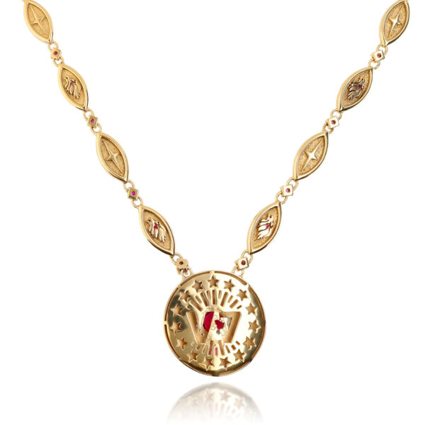 The Red Ruby Man Craft Necklace - Image 2