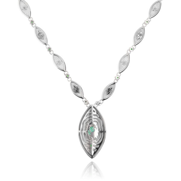 The Green Emerald Man Craft Necklace - Image 2