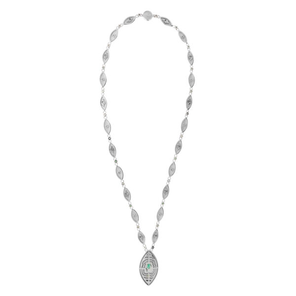 The Green Emerald Man Craft Necklace - Image 4