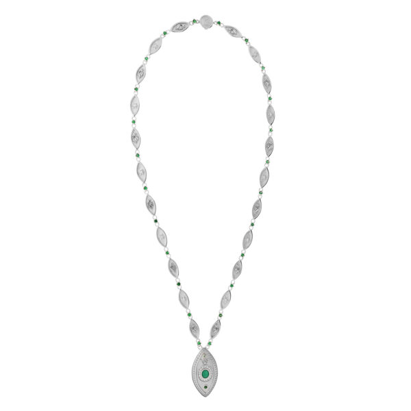 The Green Emerald Man Craft Necklace - Image 3