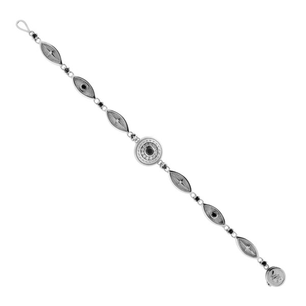 The Black marquise Onyx Man Craft Bracelet - Image 2