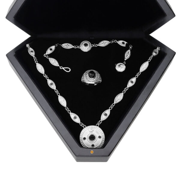 The Black marquise Onyx Man Craft SET